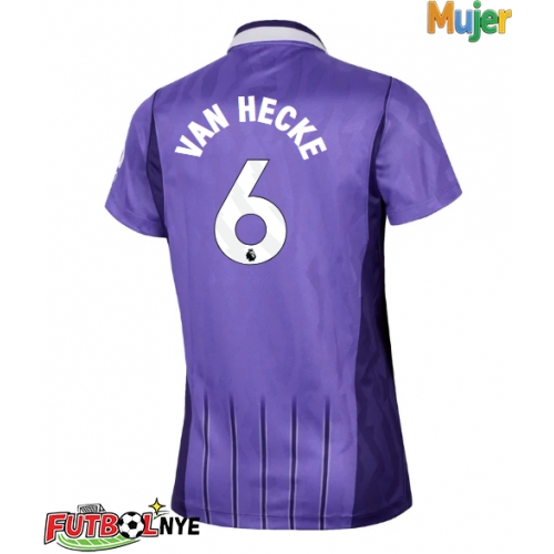 Camiseta Tottenham Hotspur Jan Paul van Hecke #6 Tercera Equipación para mujer 2026-27 manga corta